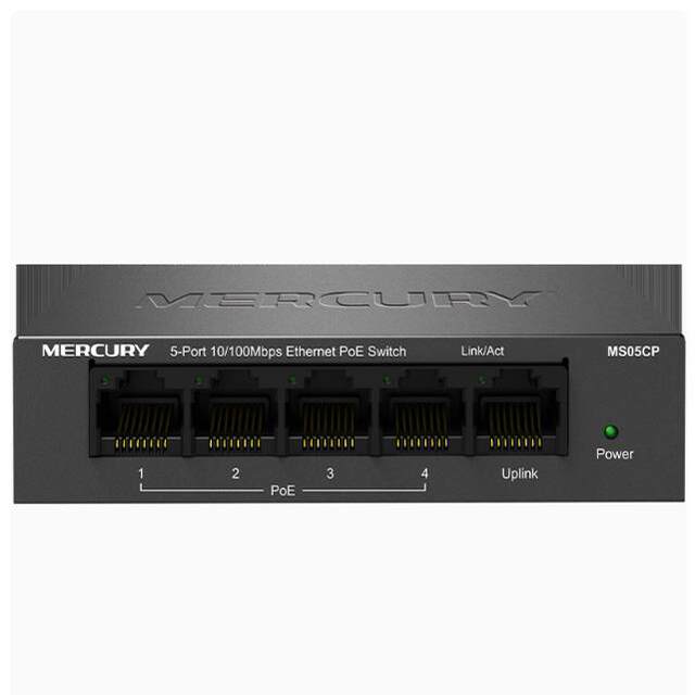 Mercury 5 100m Ms05Cp Dedicated Poe Mercury Network Cable Camera Ap Power Supply Switch Switch
