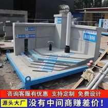 Construction site construction method model room display area process construction model quality model room components water well and electric well