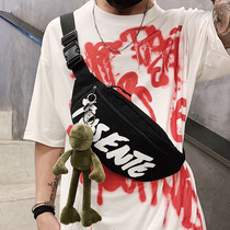 Boomer Chest Bag Mans Korean version Canvas Single Shoulder Bag Sports Backpack Women Small Satchel Student Purse Skewed Satchel