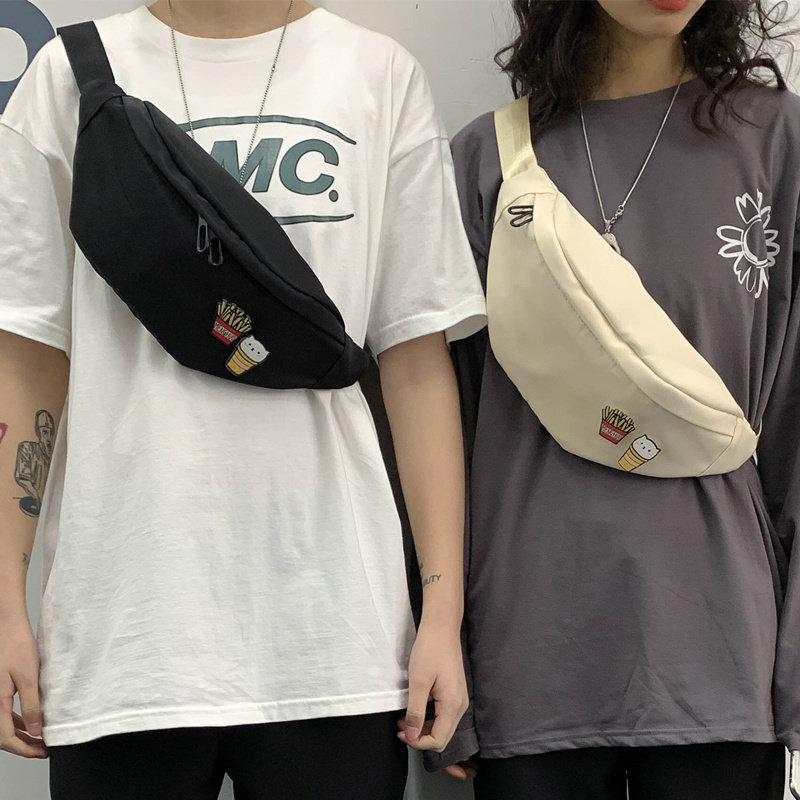 Sports Chest Bag Tide Card Men's Bag Casual Women Single Shoulder Bag Men Skew Satchel Bag students small cross-pack