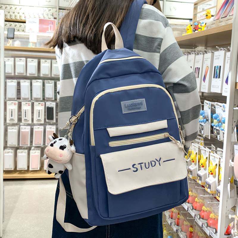 Schoolbag female summer backpack high school students junior high school students middle school students small campus backpack third to sixth grade