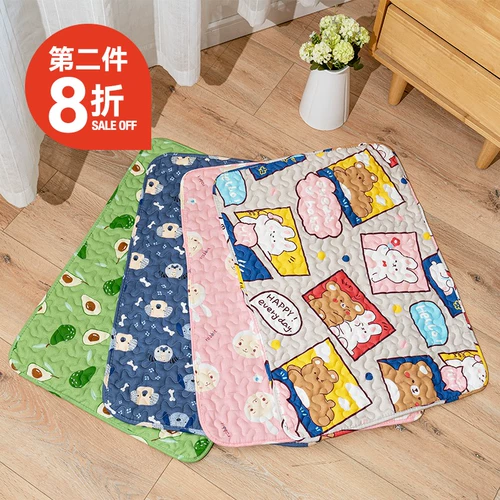 Универсальный нескользящий ковер для сна на четыре сезона, хлопковый кролик, кот, домашний питомец