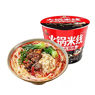 6桶装!稻花香火锅米线粉丝速食方便面泡面