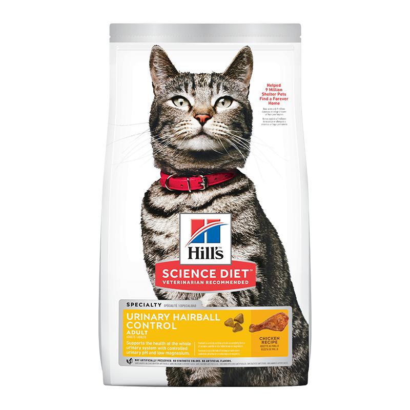 Hill's希尔思泌尿猫粮配方毛球管理希尔斯泌尿系统成猫粮进口组合