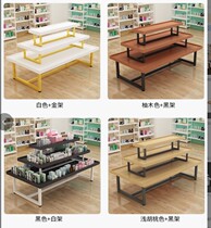 Convenience Store Display Cabinet Toy Store Mother & Baby Shop Shelving Middle Island Cabinet Color Makeup Storefront Bag Cabinet White Mall Egg Pastry Shop