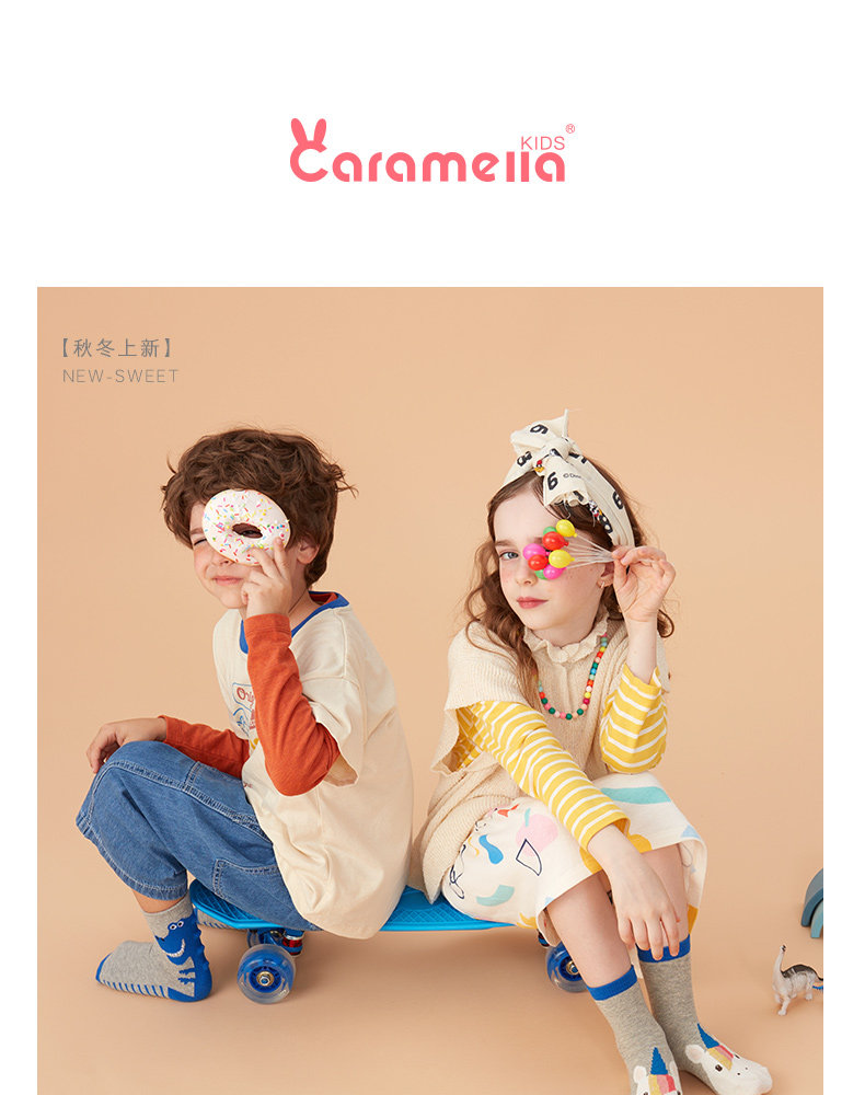 CARAMELLA 秋冬可爱超萌 儿童中筒袜子 3双*2件 聚划算双重优惠折后￥20.9包邮
