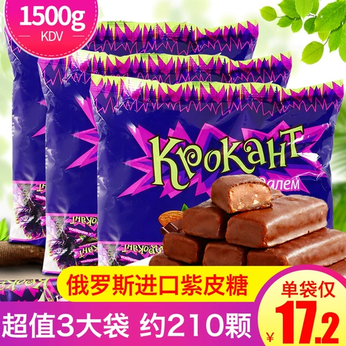 Подлинный kdv русский очистка кантона Новый год груз Kpokaht шоколадный травяной сахар Оригинальные импортные флагманские закуски
