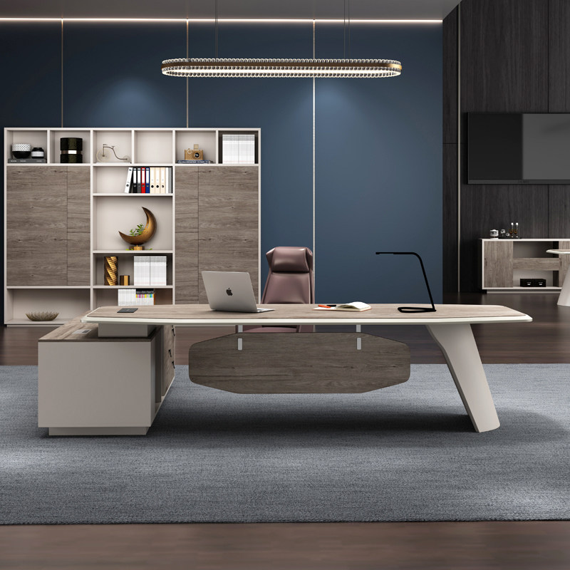 President's desk simple modern boss desk office single office manager desk and chair combination office furniture executive desk