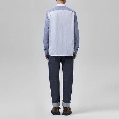 Нил Барретт/Норобенте 20 Осень и Зимняя Звездная Звезда Узор белый длинный