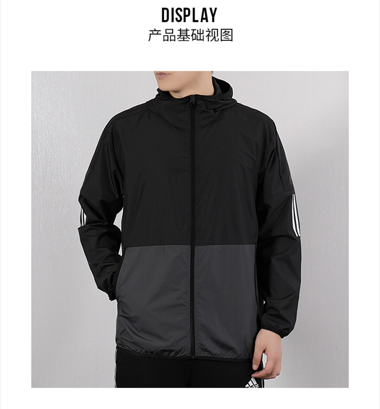 [Direct] Áo khoác Adidas nam M S2S SC WD JK thể thao chạy áo khoác trùm đầu DV1050 - Áo khoác thể thao / áo khoác áo adidas khoác