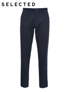 selected秋季新款男含棉s休闲裤子