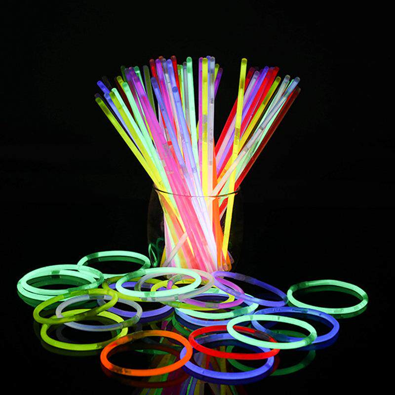 Fluorescent Glow Stick Children Shine Novelty Push Small Gift Toy Ground Stall Park Stock Source Yiwu Manufacturers Wholesale