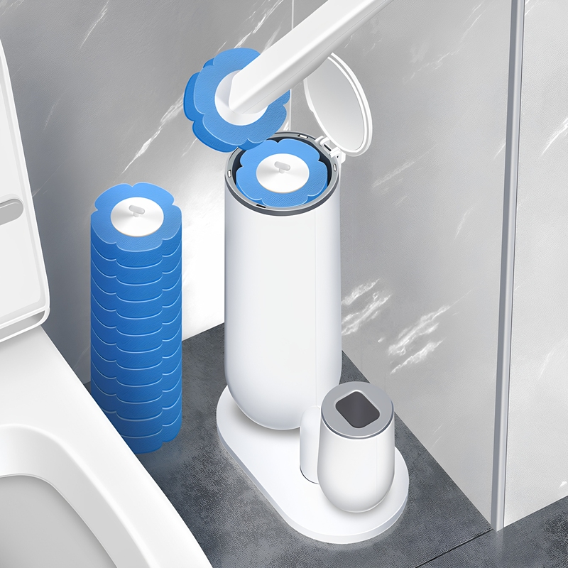 Japanese Disposable Toilet Brush for Home Bathroom, No Dead Angle Cleaning, Toilet Brush Magic Tool with Replaceable Cleaning Head Japanese Disposable Toilet Brush for Home Bathroom, No Dead Angle Cleaning, Toilet Brush Magic Tool with Replaceable Cleaning Head