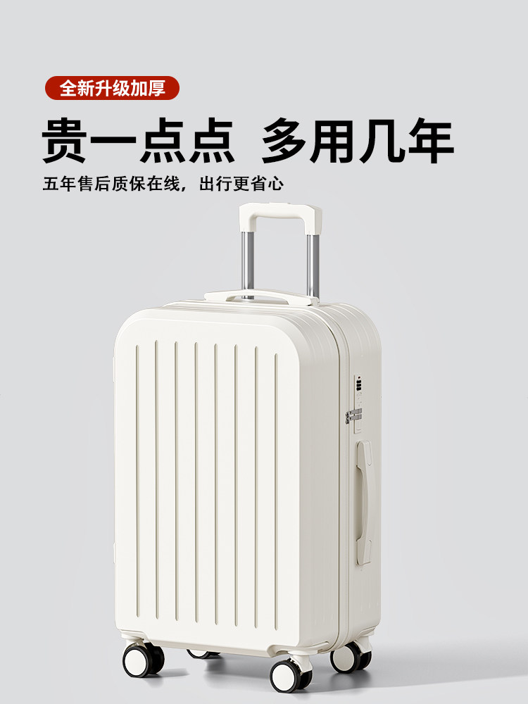 Luggage Suitcase 20-Inch 24-Inch Carry-On Small Trolley Travel Password Lock Suitcase for Women 2025 New Model Sturdy and Durable for Men