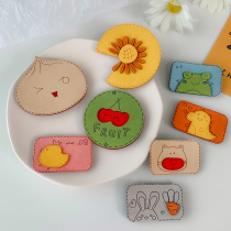 Personality super cute cartoon posting cute Liu Haitao Net red explosive selling cute sticky hair accessories no trace Magic stickers