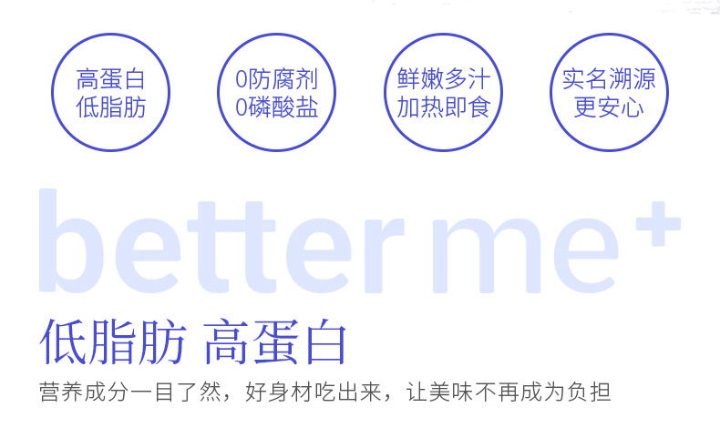 大成集团旗下 Better Me 轻食享瘦全熟鸡扒 100g*10片 图2