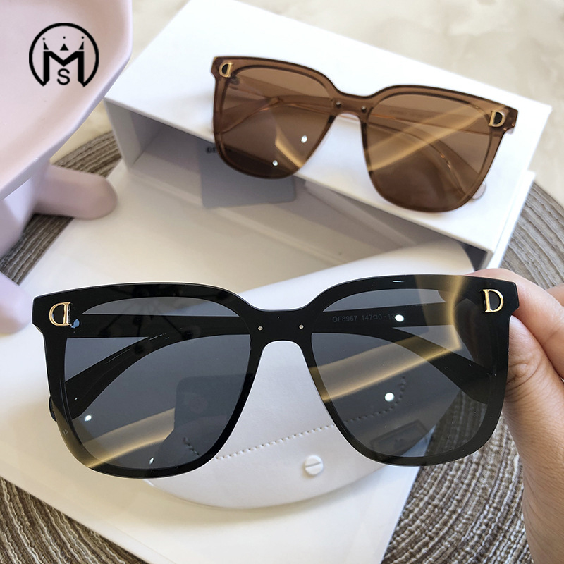 MS new ladies polarized ink mirror Light TAC elegant upscale big sun glasses to drive wind-wind glasses