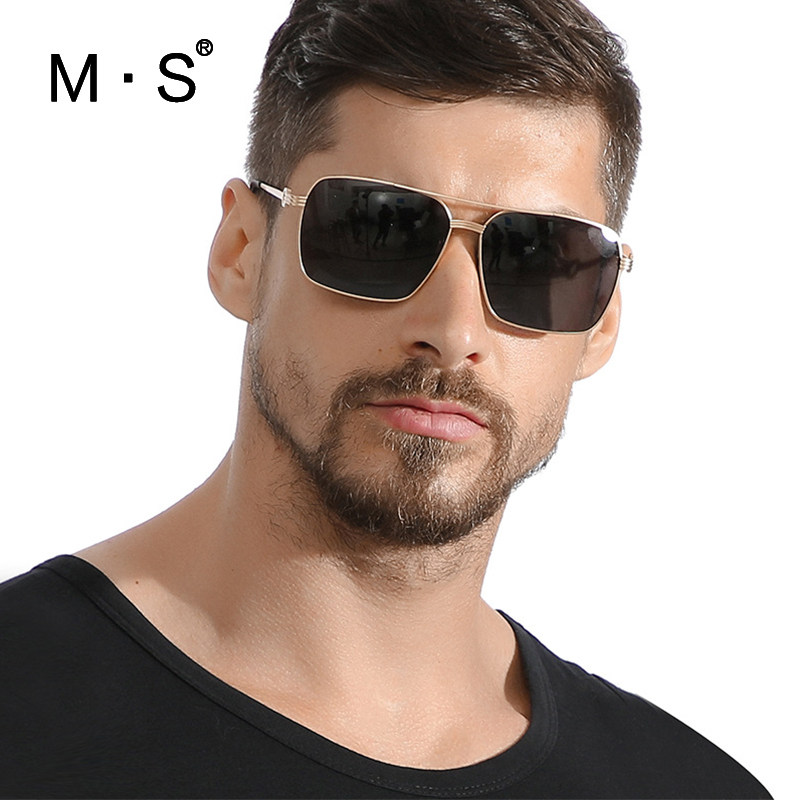 MS 2020 New Metal Sunglasses Men Exquisite Craftsmanship Fashion Polarized Glasses Glasses Pilot Sunglasses