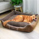 Dog kennel for all seasons, removable and washable teddy bear dog bed, small dog pet sofa, winter warmth supplies