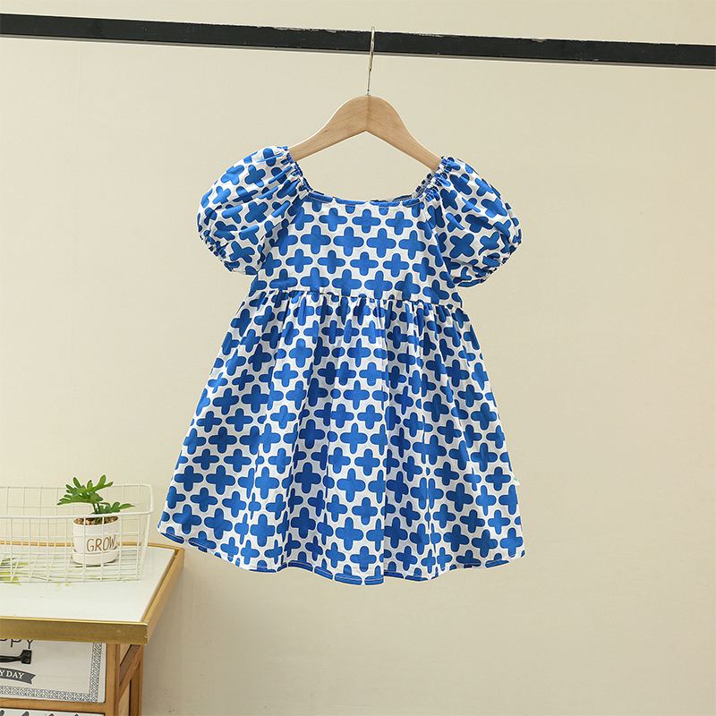 Girls dress parent-child mother-daughter summer dress princess baby spring net red skirt 2022 new western style children's suit