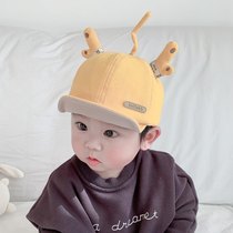  Baby hat Korean spring and autumn thin baseball cap mens and womens baby summer soft cornice flanging cap sun hat tide