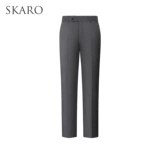 Пиджак классического кроя, штаны, высокая талия