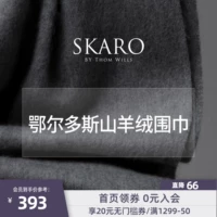 SKARO Мужской зимний кашемировый шарф, универсальная высококлассная подарочная коробка