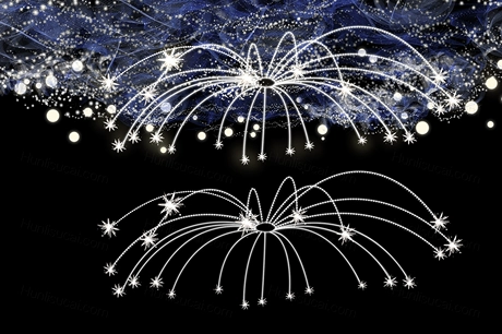 婚礼手绘效果图烟花灯吊顶道具星空顶泡泡灯psd分层素材婚礼-婚礼素材网