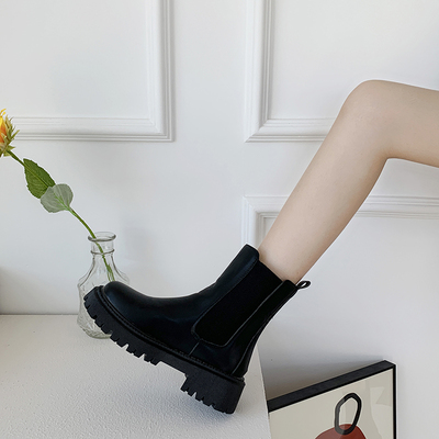 taobao agent Martens, Tide, train model, universal high chelsea platform, low boots, 2021 collection, new collection