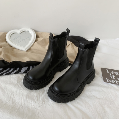 taobao agent Martens, Tide, chelsea platform, demi-season boots English style, 2021 collection, British style