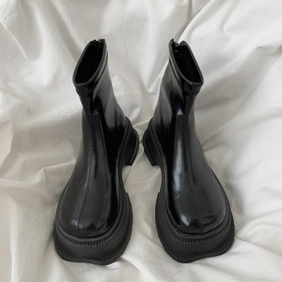 taobao agent Martens, demi-season high train model English style platform, low boots, 2022, trend of season, fitted, British style