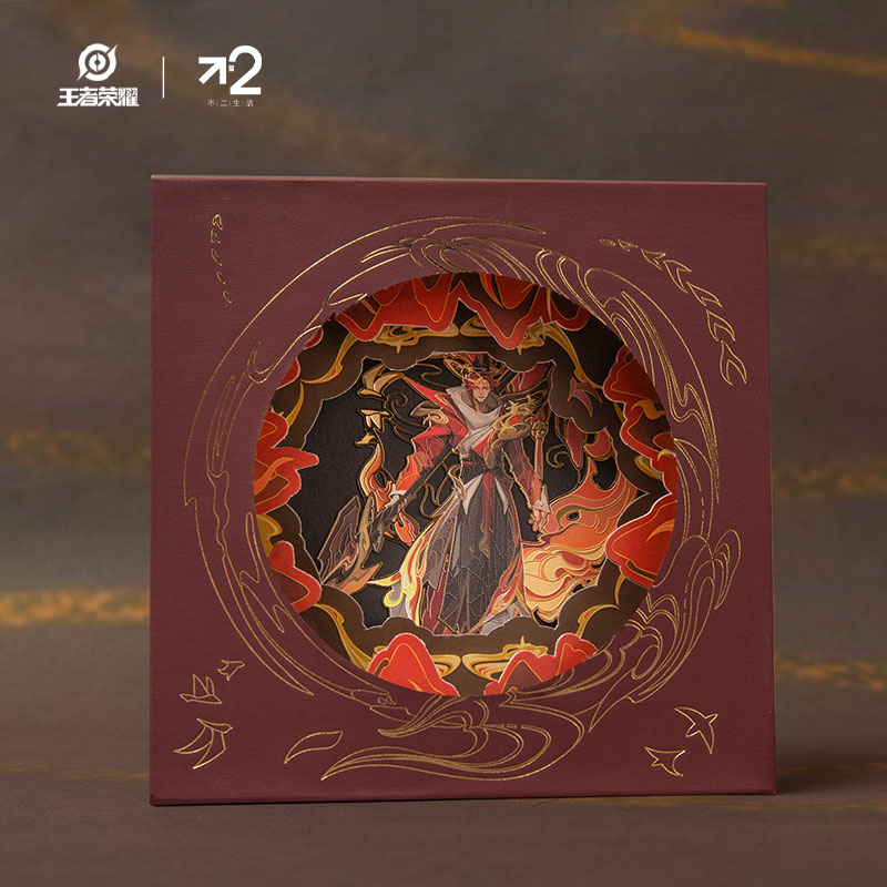 King Glory X Fuji Life Co-brand Zhuang Zhou Han Xindian Wei Zhenji Wuyue Series Cultural and Creative Peripheral bookmarks