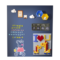 Blackboard wall stickers double-layer magnetic childrens home small blackboard that can be attached to the wall magnetic self-adhesive whiteboard writing board teaching magnetic drawing board graffiti wall erasable dust-free whiteboard wall stickers