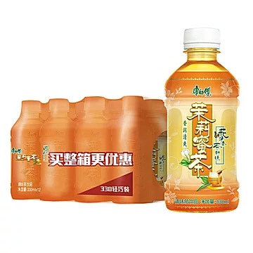 康师傅饮料茉莉蜜茶330ml*12小瓶整箱包邮