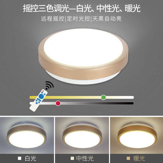 Solar-Powered Household Ceiling Light, One-To-Two Indoor Light, Ultra-Bright High-Power Balcony, Bedroom, Living Room Light, Lighting Lamp