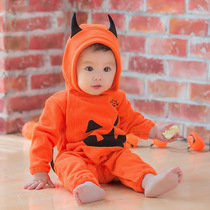 Baby Halloween Children costume cosplay dress up boy girl cute little devil baby jumpsuit