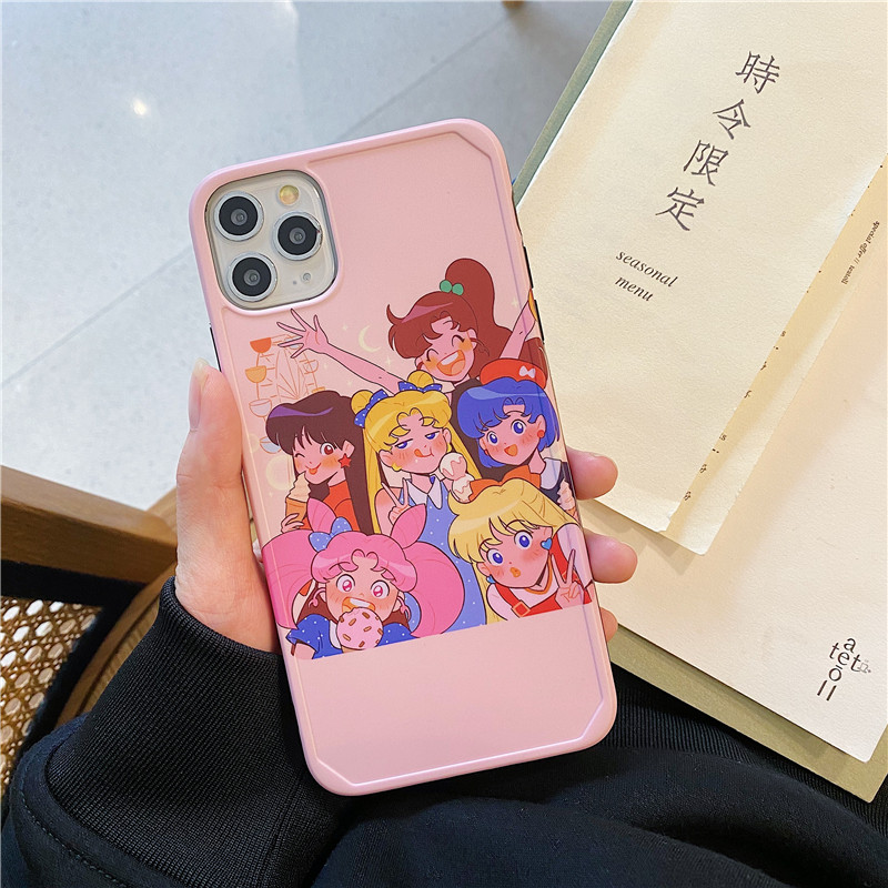 Cartoon Teenage applies iPhone11Pro Max Apple x phone protection shell 7 8plus cute XR X XS anti-fall