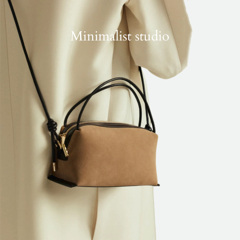 Original Niche Design Bag 2026 Spring/Summer New Small Square Bag Genuine Leather Handbag Light Luxury Single Shoulder Crossbody Small Bag