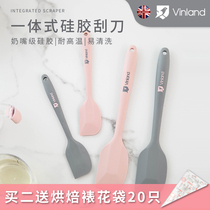 British vinland high temperature resistant integrated silicone spatula baking cream scraper tool cake spatula