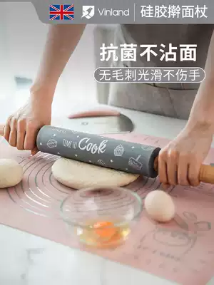 British vinland rolling pin Household solid wood milk jujube rolling pin chopping board rolling pin noodle stick noodle stick dry noodle stick artifact