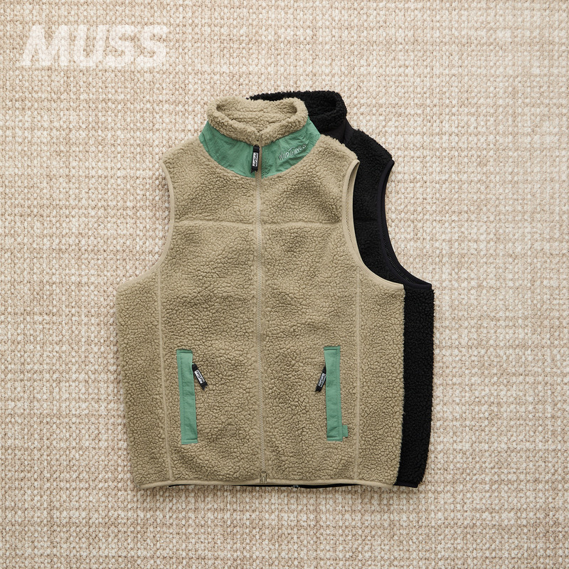 In Stock Wildthings Boa Vest Casual Outdoor Fleece Mid-Layer Warm Vest