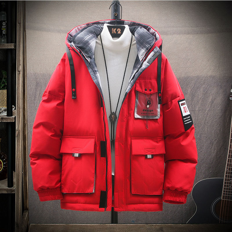 Male Great Boy Cotton Dress Foreign Winter Dress 2020 New Children Cotton Padded Jacket Thickened Coat 15 Fat Boy Down Cotton Cloakman