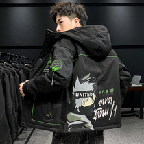 Boys cotton-padded clothes big childrens cotton-padded clothes trend winter clothes boys thick coats in winter mens fat