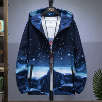 Boys Spring and Autumn jackets Boys 13 trend handsome jackets 14 Middle and large childrens windbreakers 15-year-old junior high school tops Men