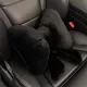 Ленточный лук плюшевый пояс-черный