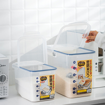 ASVEL Japanese rice bucket insect-proof moisture-proof rice storage box 20kg rice tank plastic storage box sealed 10kg face box