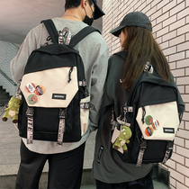 Youth schoolbag male junior high school students fashion trend large capacity backpack female college students computer backpack