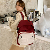 Girls schoolbags Female Primary School students third to sixth grade high-capacity junior high school students soft girl cute girl backpack backpack backpack