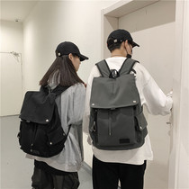 Schoolbag female simple Joker Korean version of high school junior high school students computer backpack male travel backpack large capacity