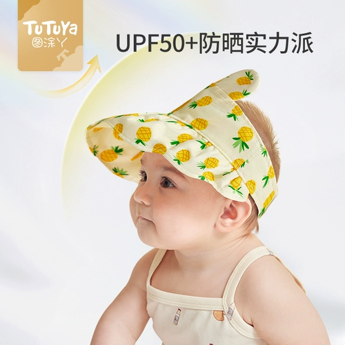 Детская летняя шапка, дышащая солнцезащитная шляпа для девочек для раннего возраста на солнечной энергии